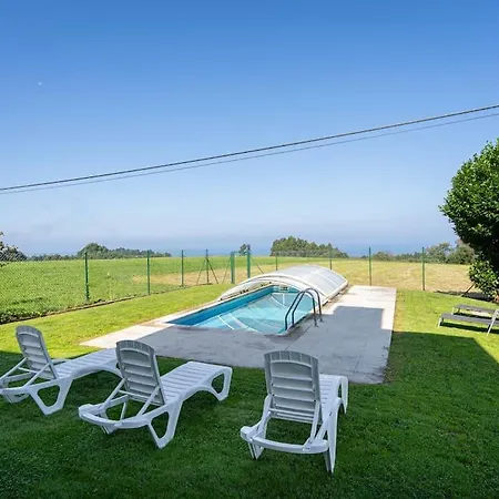 Chale Con Piscina Y Vista Al Mar * Cudillero