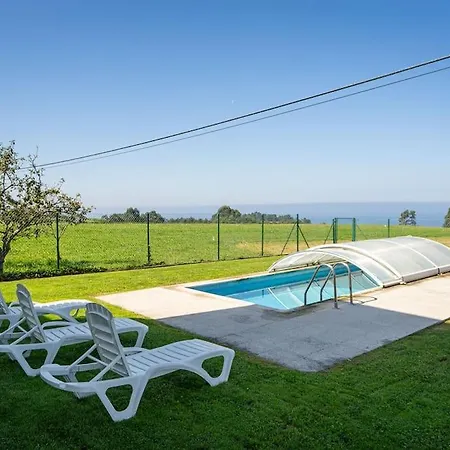 Chale Con Piscina Y Vista Al Mar Дом отдыха *